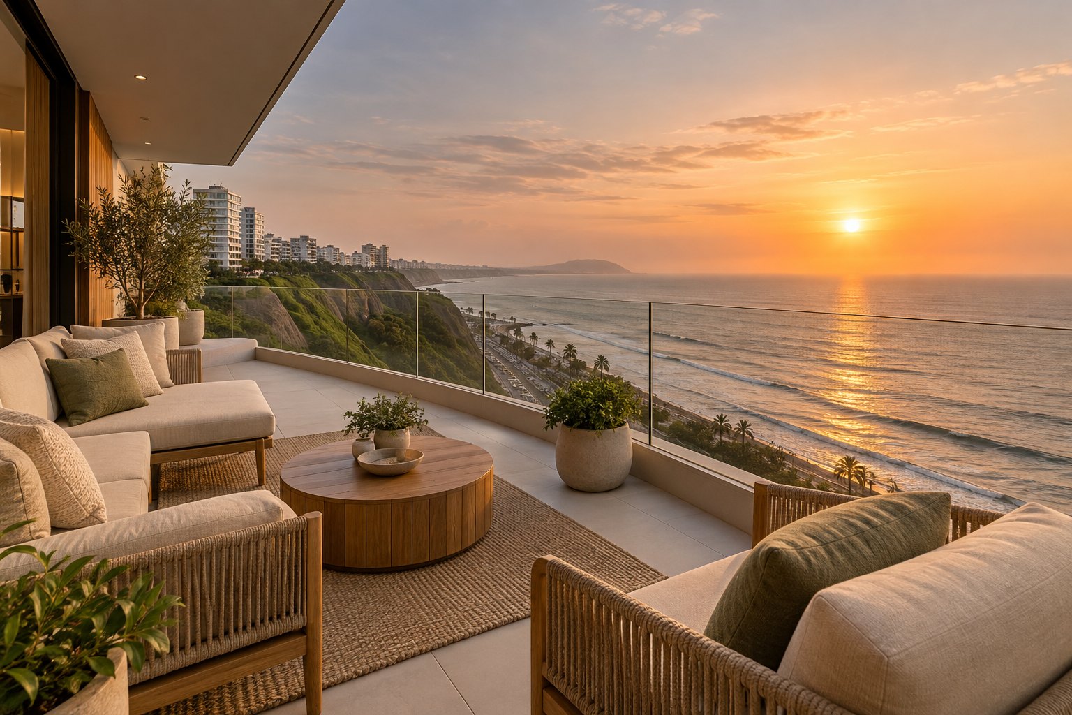 Departamento con vista al mar